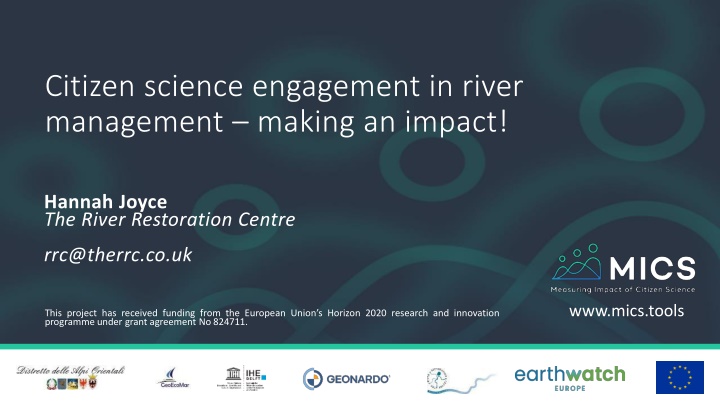 citizen science engagement in river management