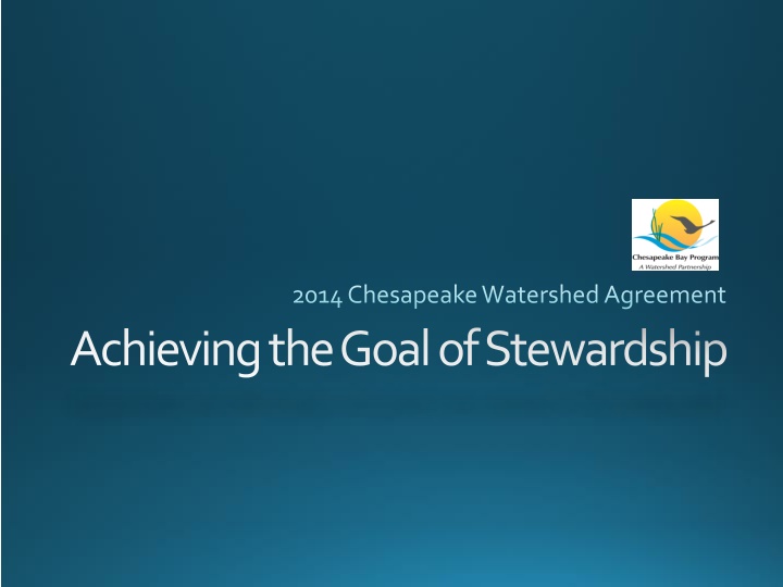 2014 chesapeake watershed agreement