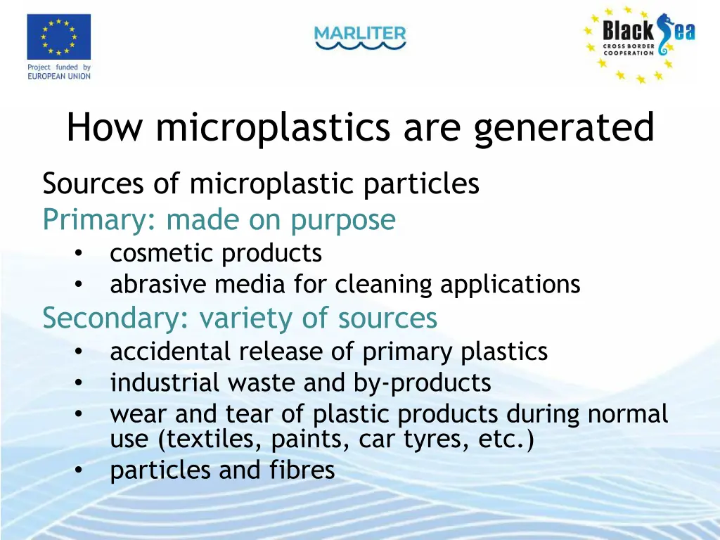 how microplastics are generated