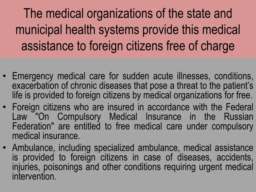 the medical organizations of the state