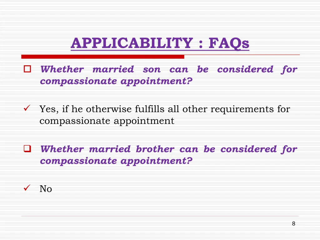 applicability faqs 1