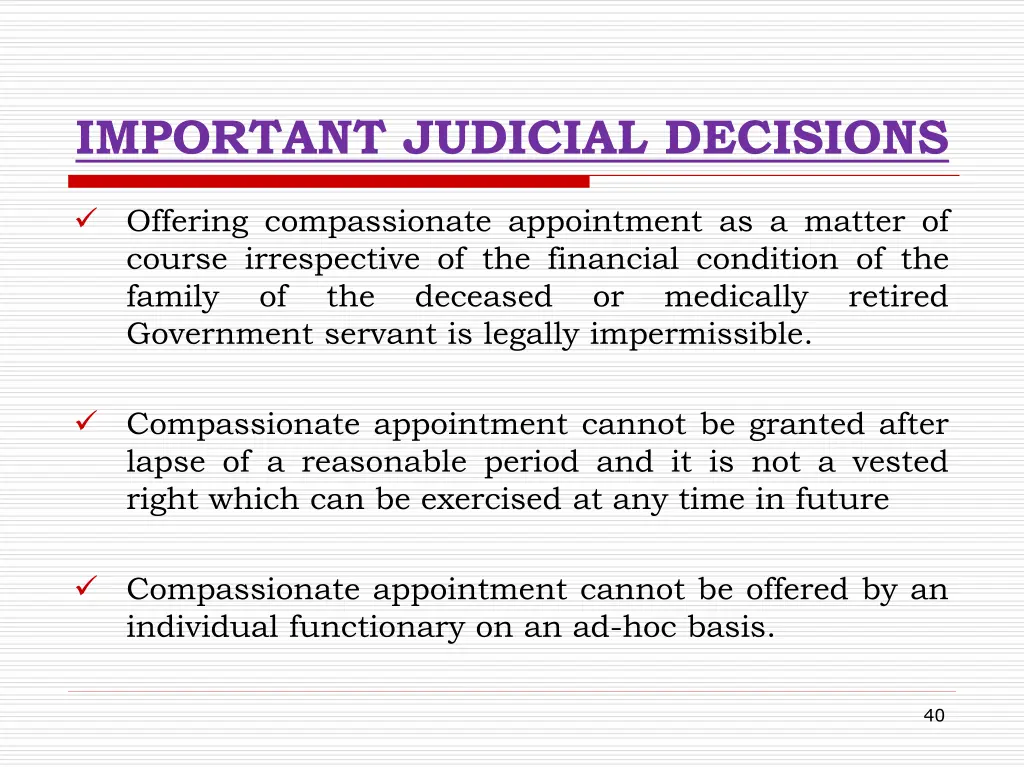 important judicial decisions 2