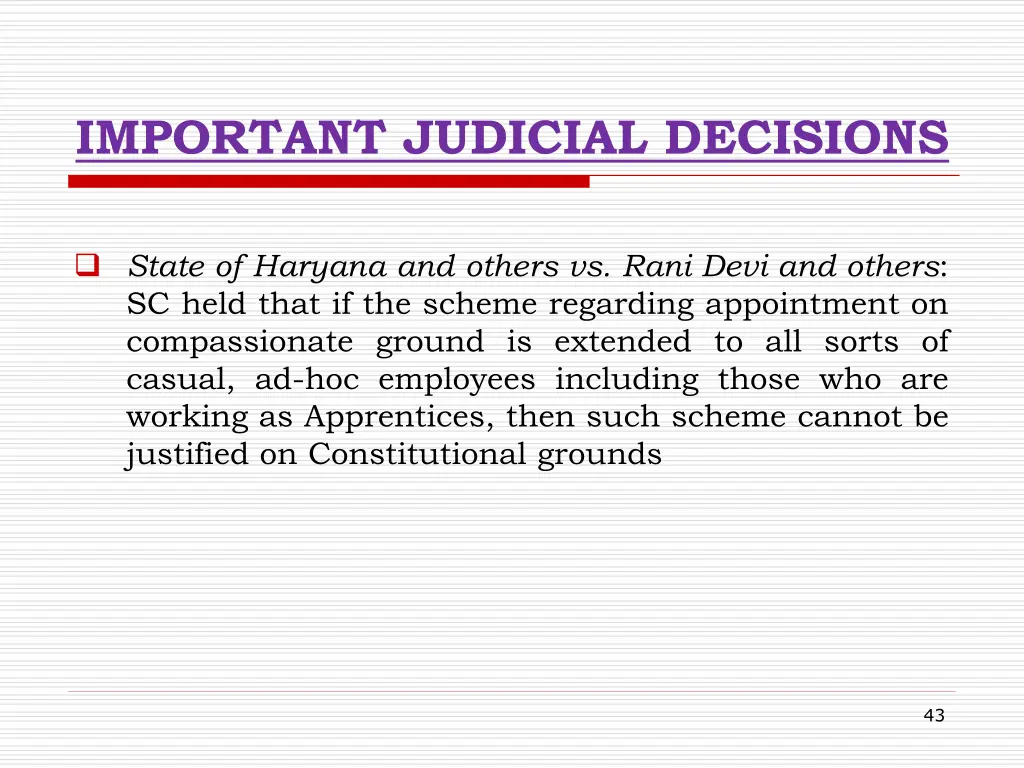 important judicial decisions 5