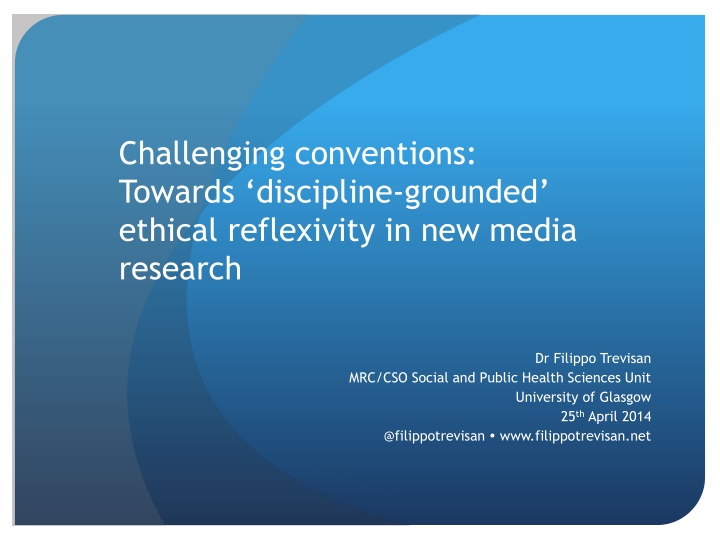 challenging conventions towards discipline