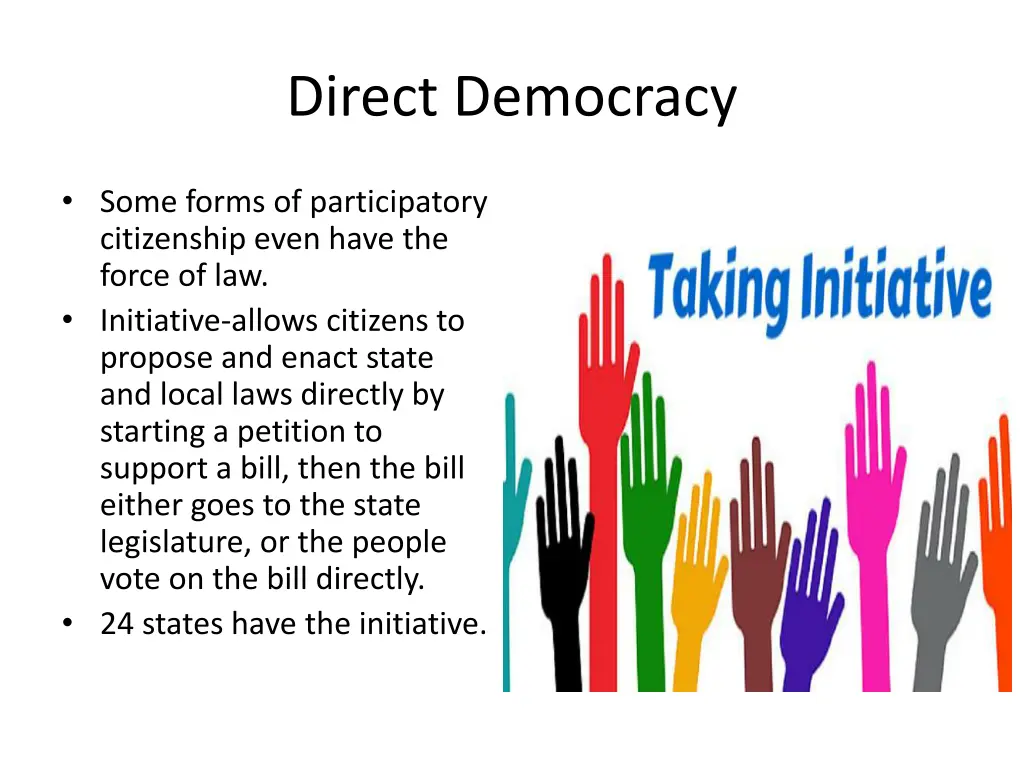 direct democracy