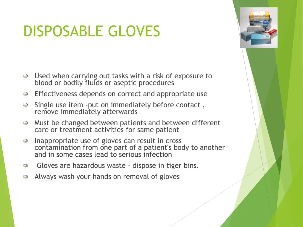 disposable gloves