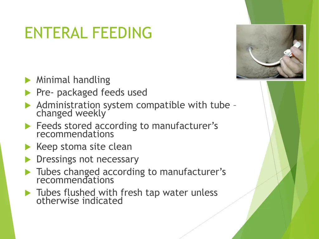 enteral feeding