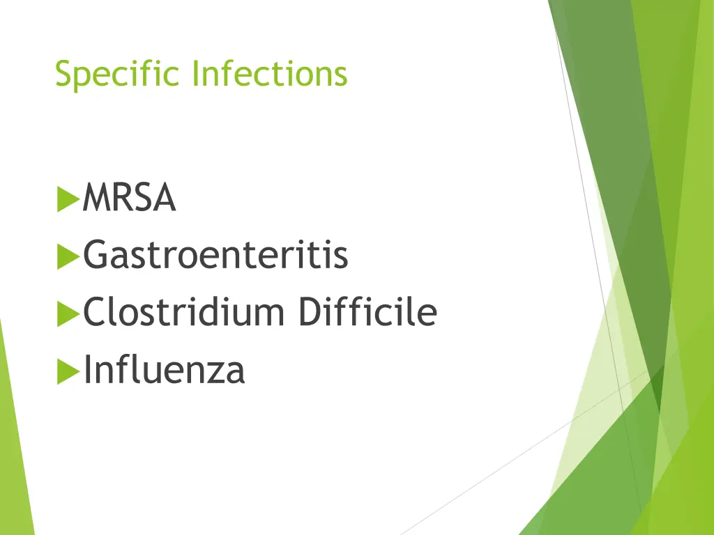 specific infections