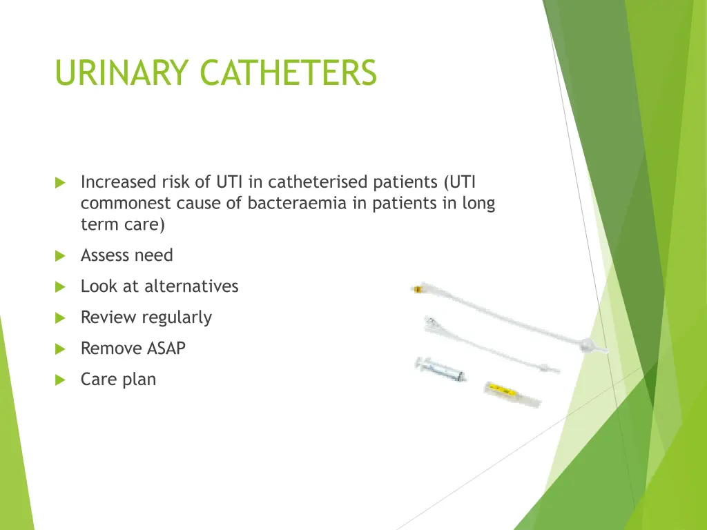 urinary catheters