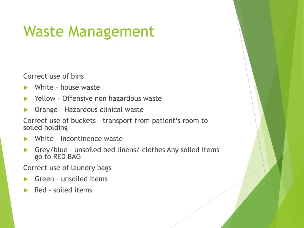 waste management