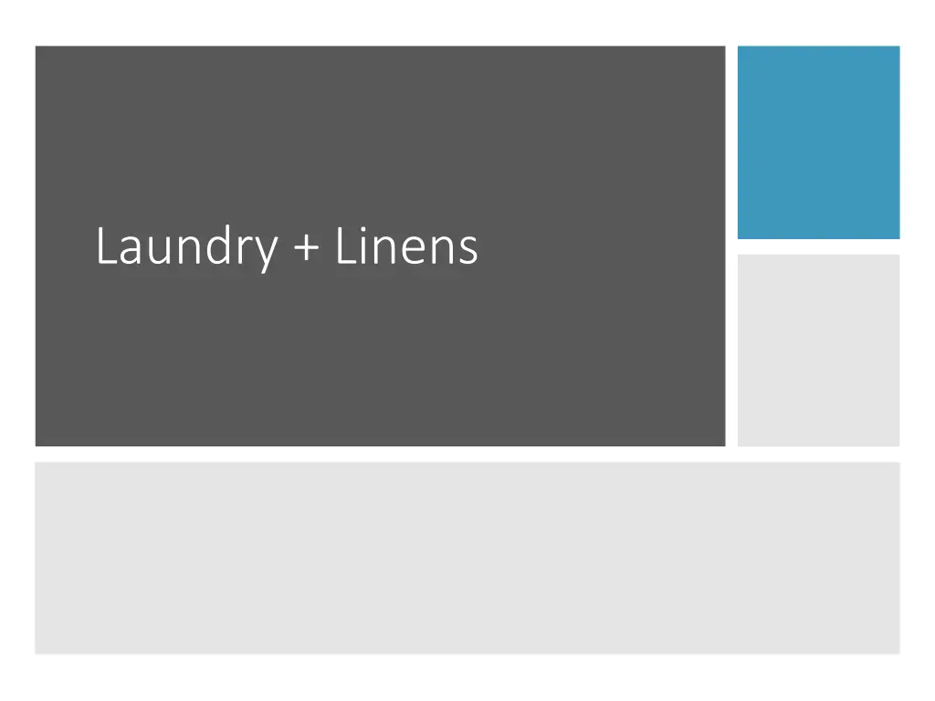 laundry linens