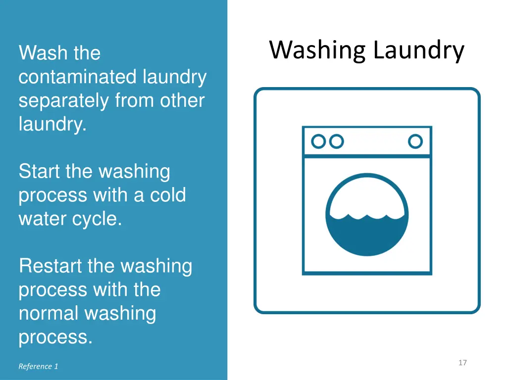 washing laundry