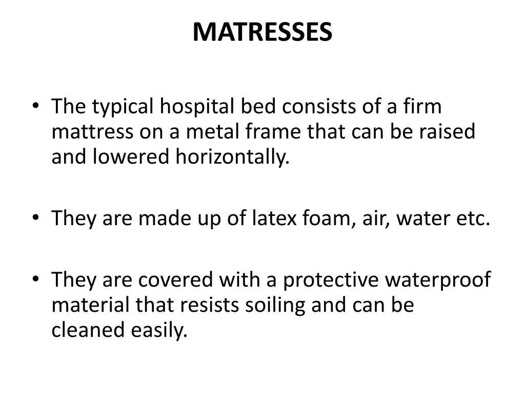 matresses