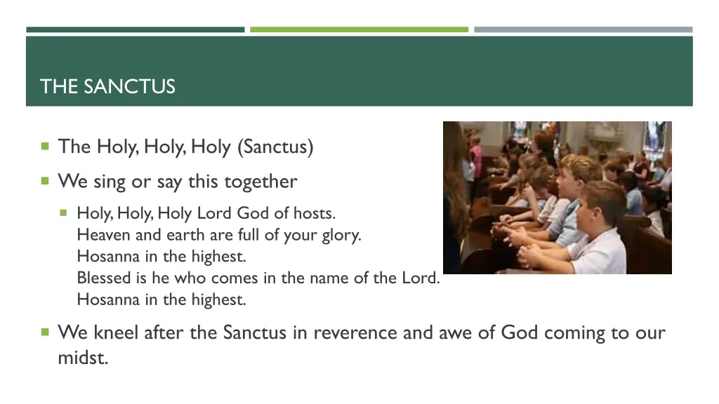 the sanctus