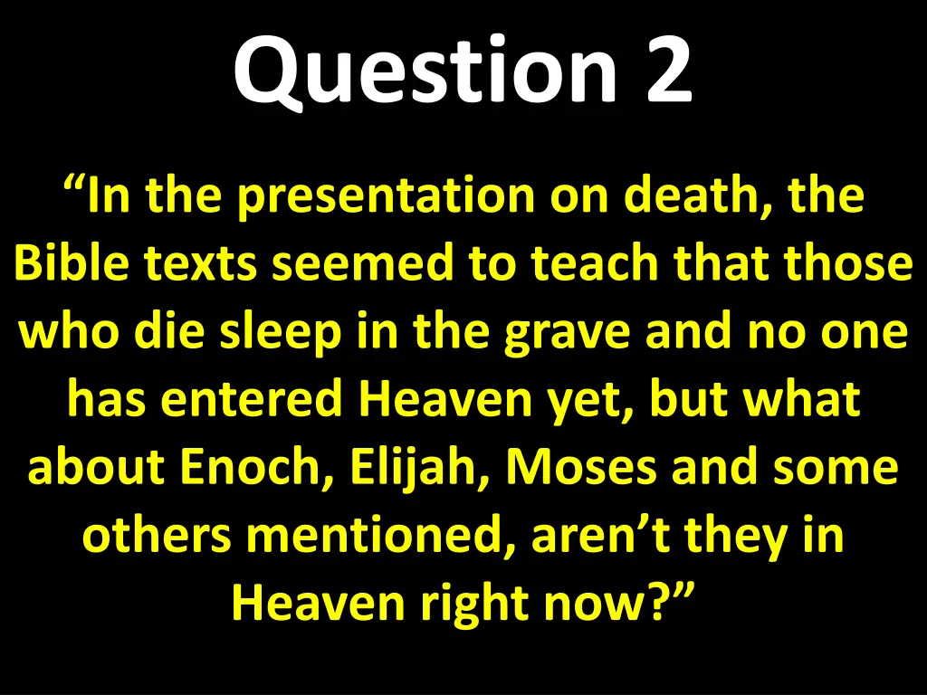 question 2