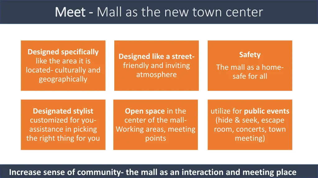 meet meet mall as the new town center