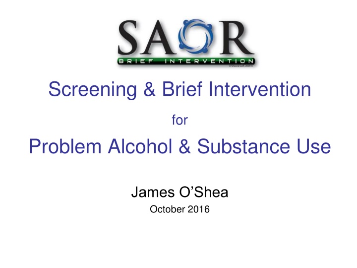 screening brief intervention