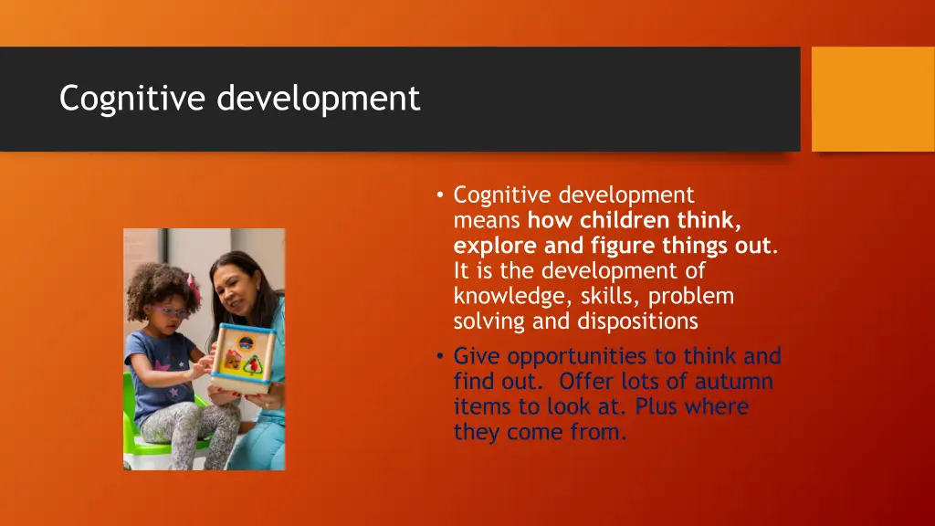 cognitive development