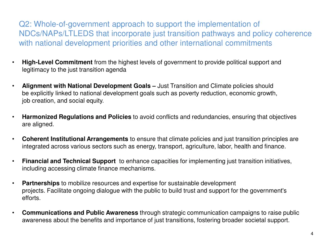 q2 whole of government approach to support