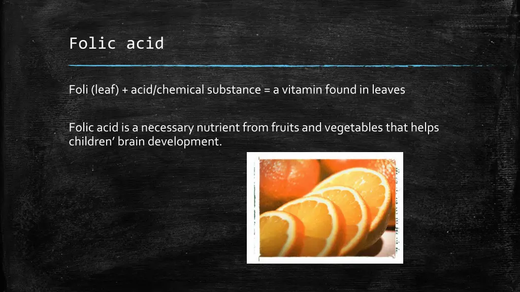 folic acid