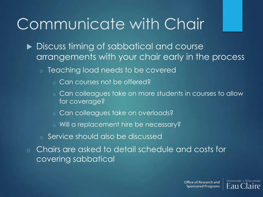 communicate with chair