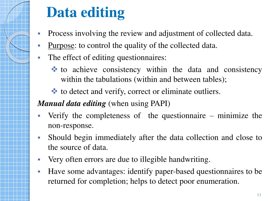 data editing