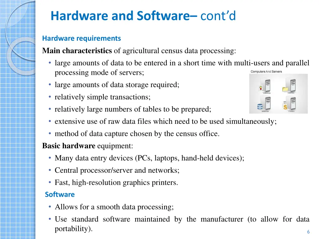 hardware and software cont d