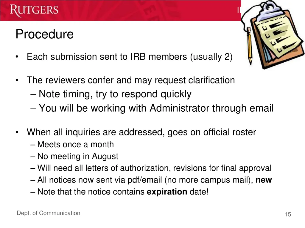 irb presentation 13