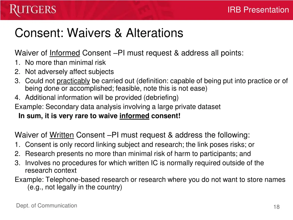 irb presentation 16