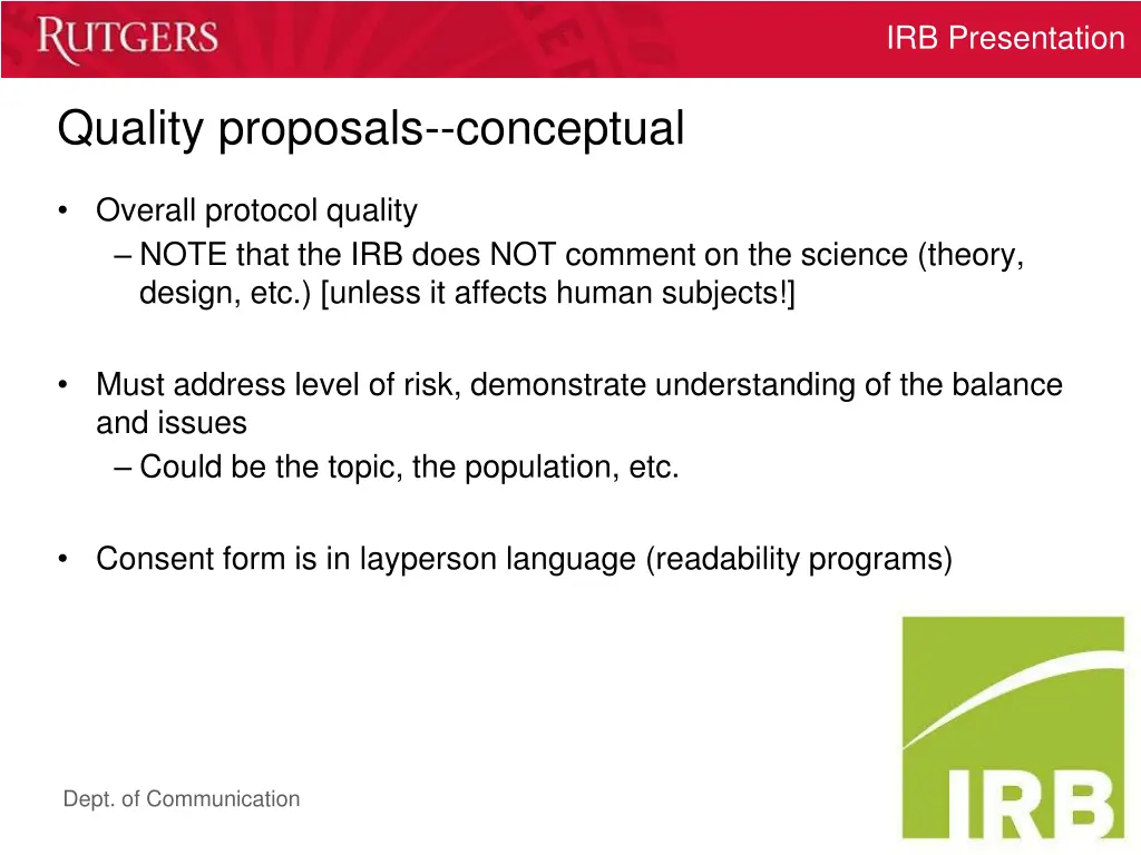 irb presentation 19