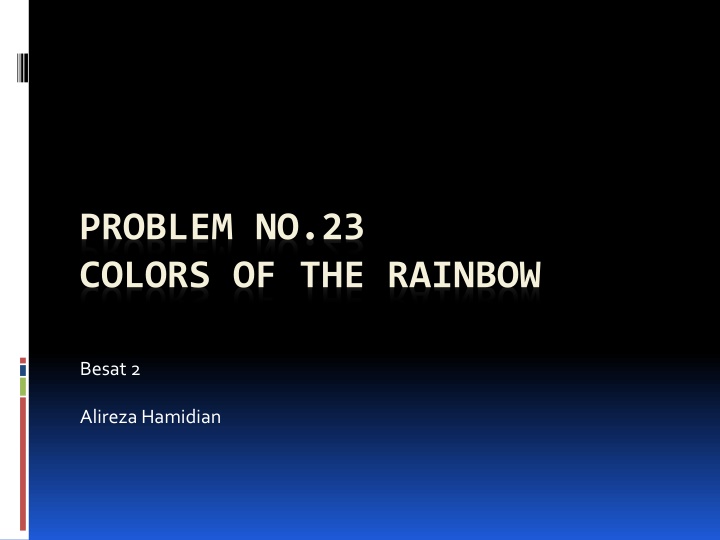 problem no 23 colors of the rainbow