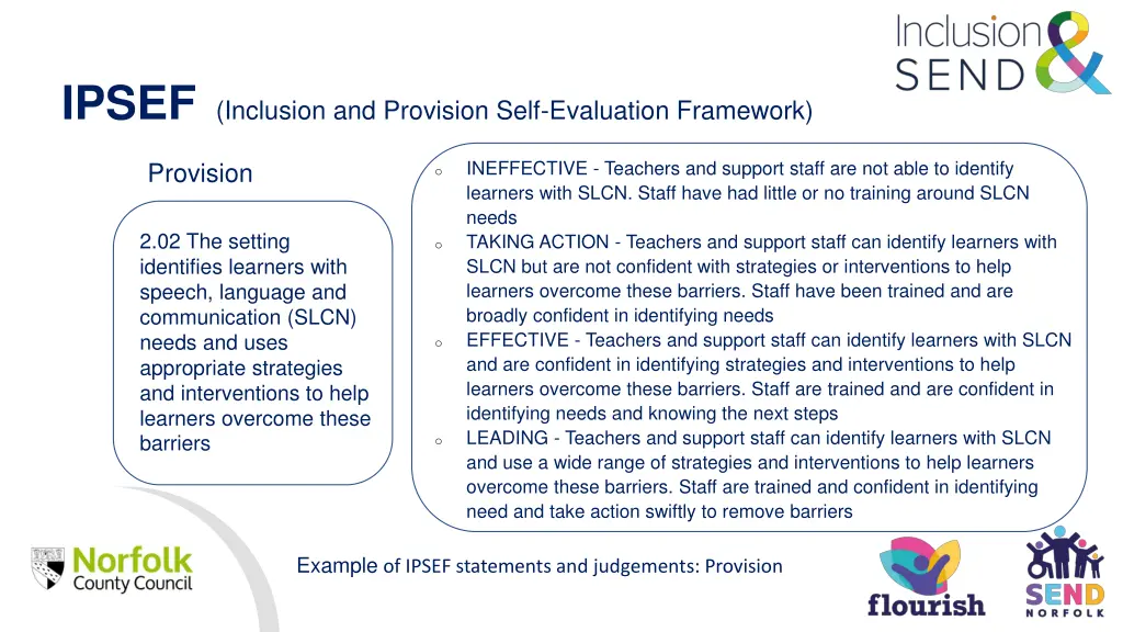 ipsef inclusion and provision self evaluation 2