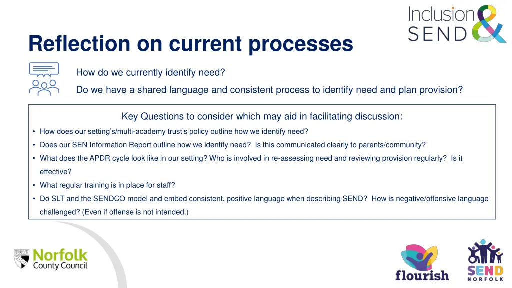 reflection on current processes 1