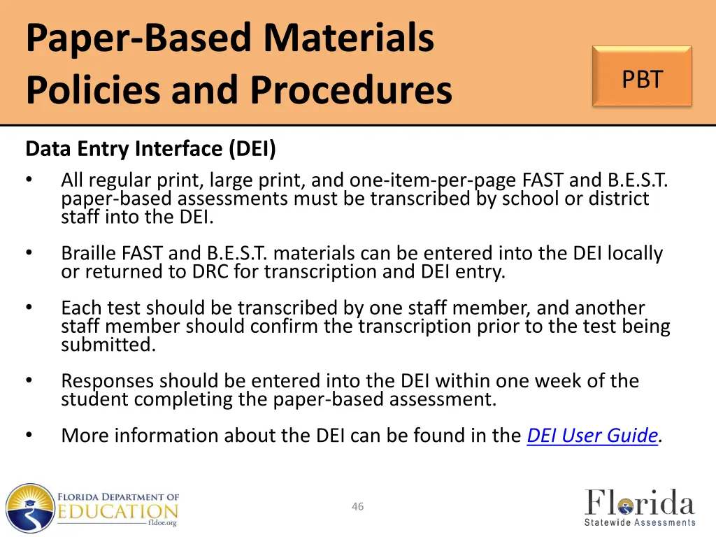 paper based materials policies and procedures 3