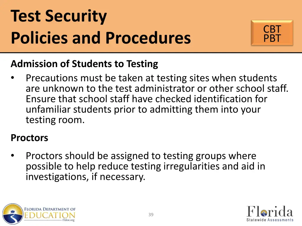 test security policies and procedures 4