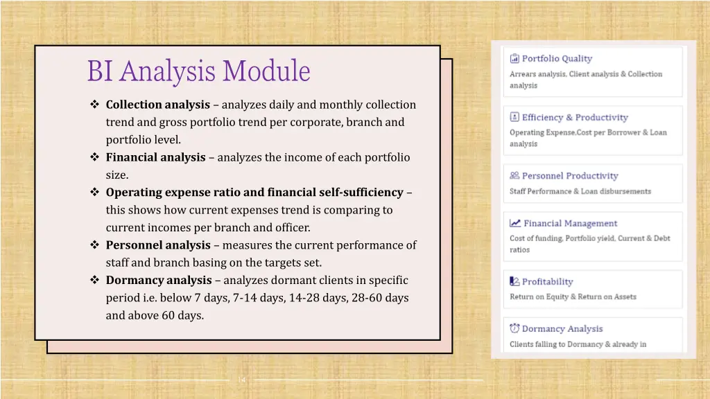 bi analysis module 1