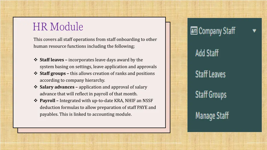 hr module