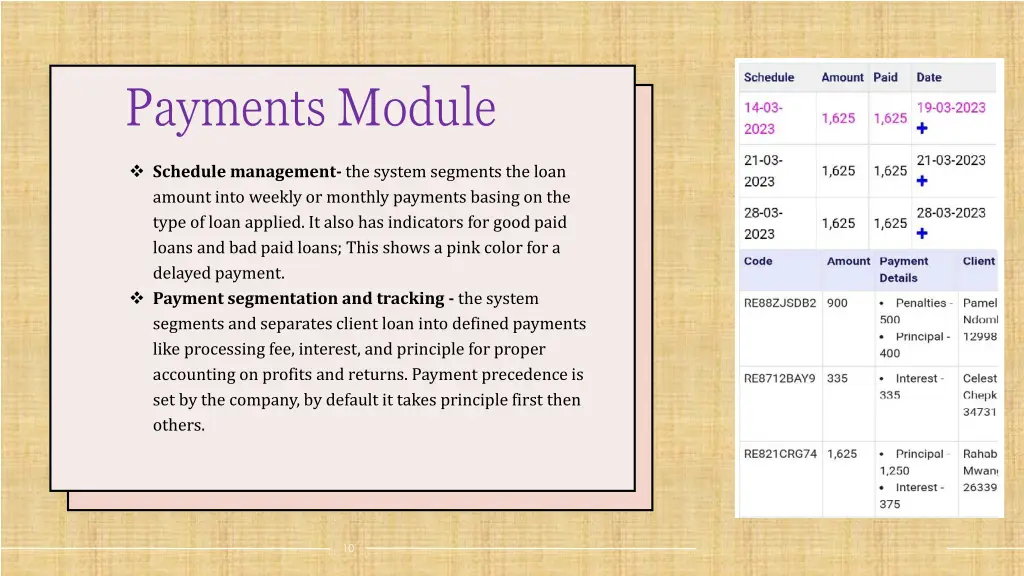 payments module 1