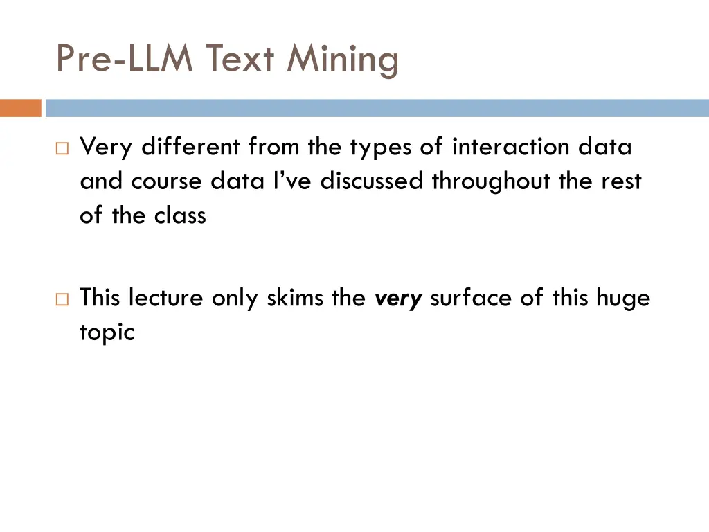 pre llm text mining