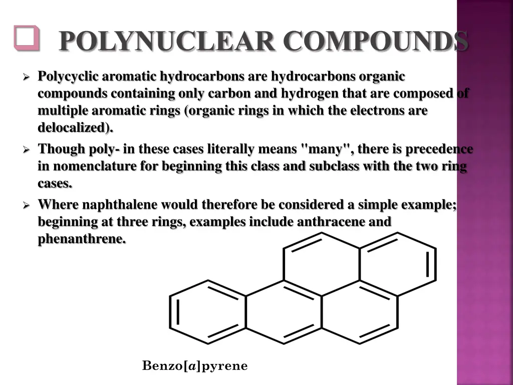 polynuclear compounds