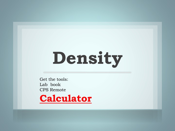 density