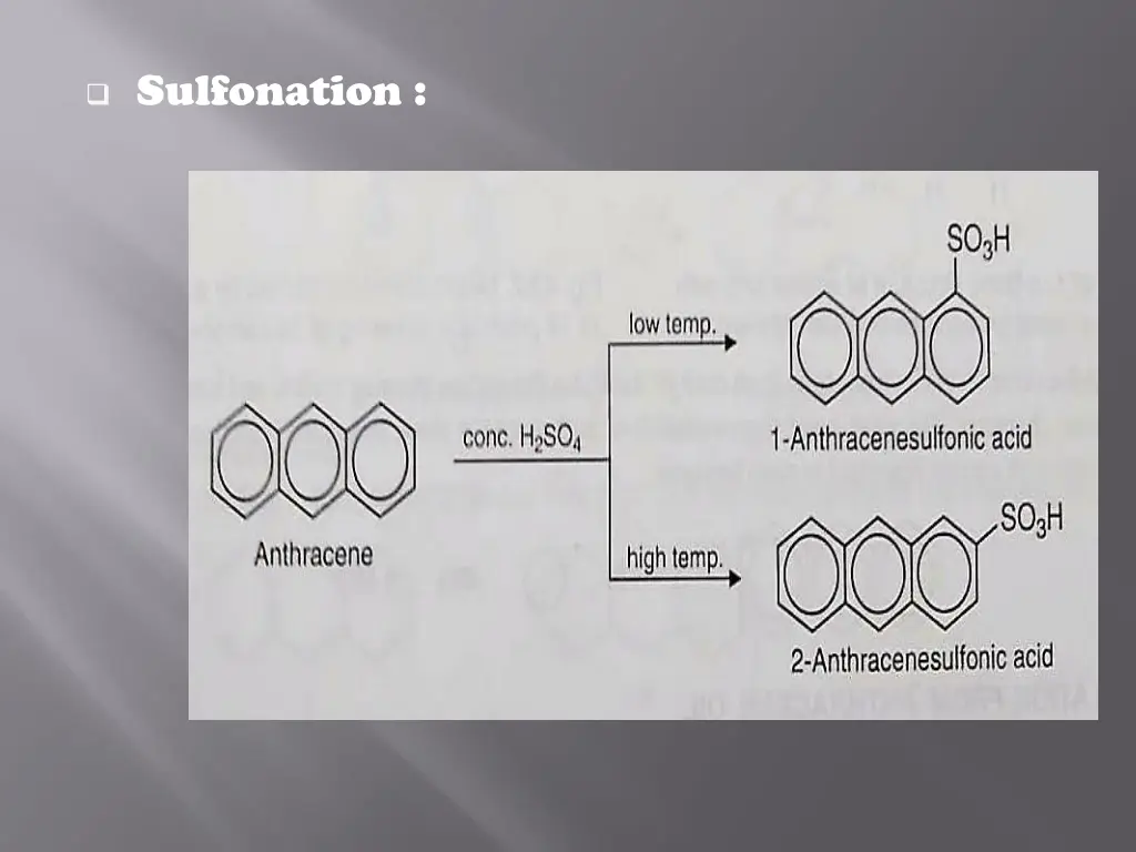 sulfonation