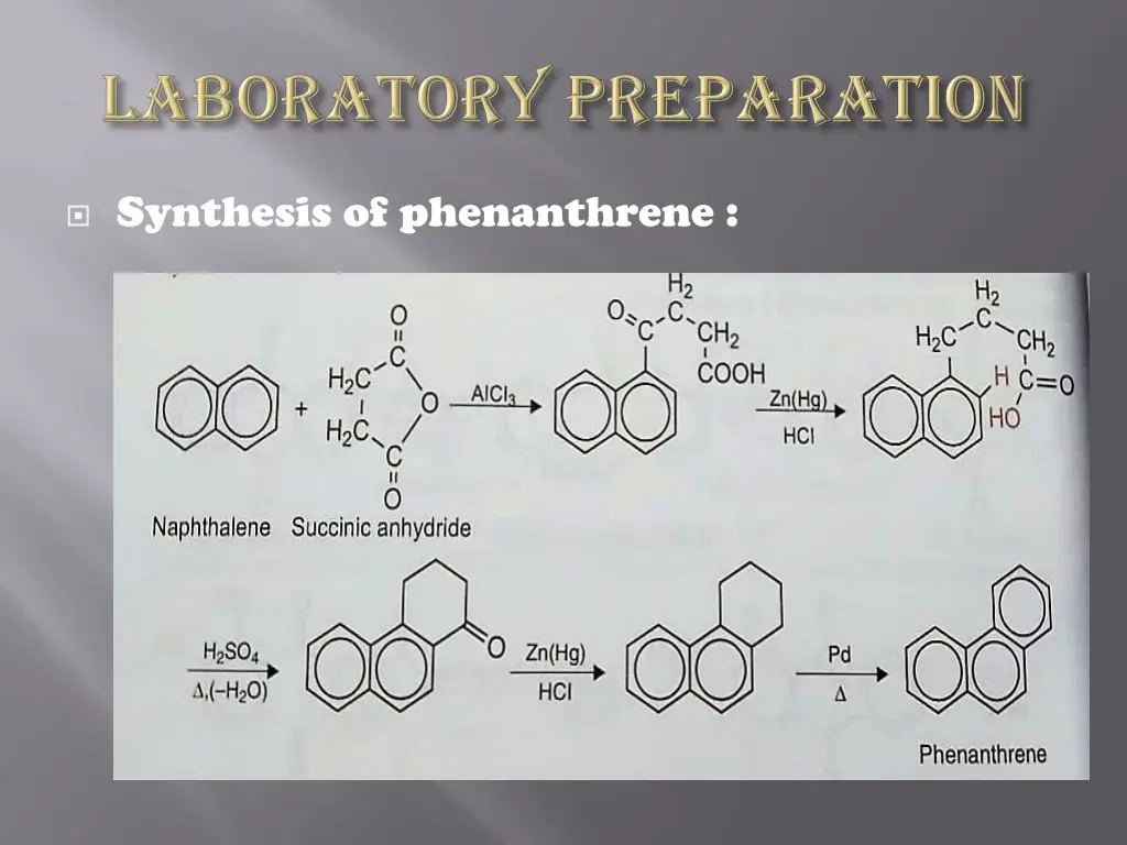 synthesis of phenanthrene