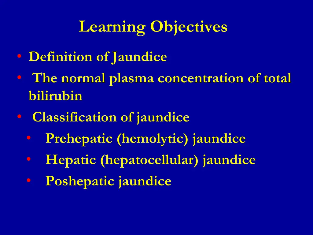 learning objectives