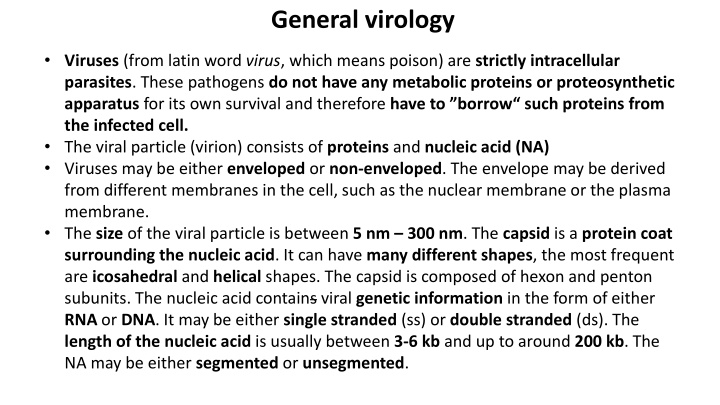 general virology