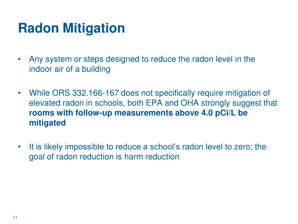 radon mitigation