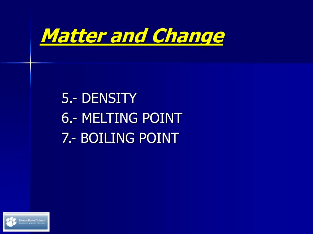 matter and change 12