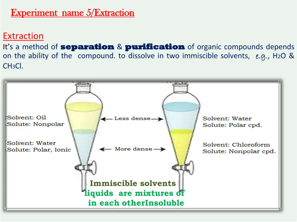 experiment name experiment name 5 5 extraction