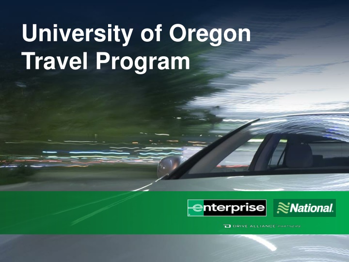 university of oregon travel program