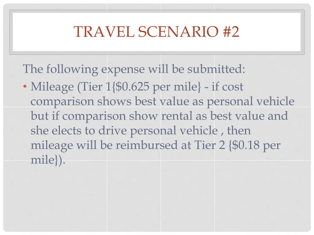 travel scenario 2 3